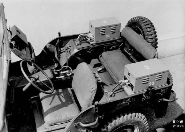 Funkststation SEF / SE-202 im Jeep